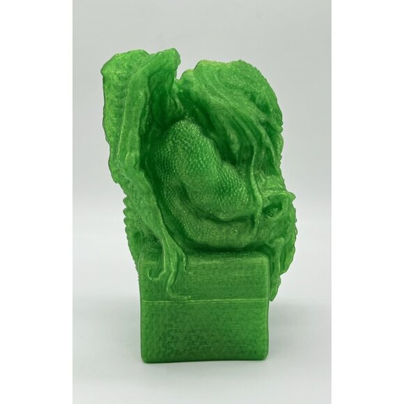 Dreaded Cthulhu Green Textured Dice Tower Tabletop Gaming Accessory - Picture 2 of 8
